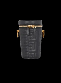 Women Balmain 1945 Quilted Leather Minaudi&egrave;re Bag