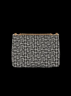 Women Balmain 1945 Soft Bag With Jacquard Monogram
