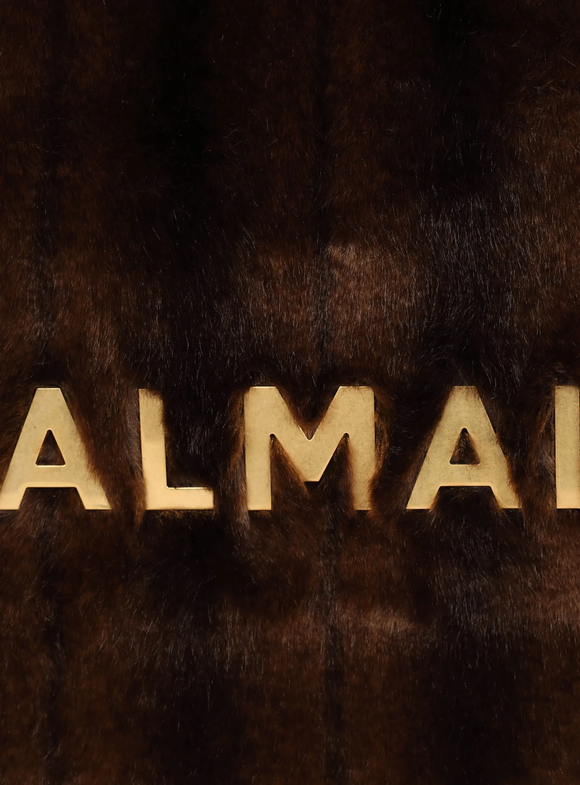 Women Balmain 1945 Soft Faux Fur Tote Bag