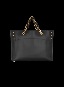 Women Balmain 1945 Soft Leather Tote Bag