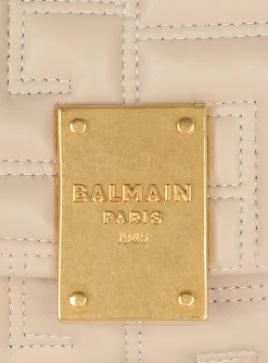 Women Balmain 1945 Soft Mini Bag In Quilted Leather