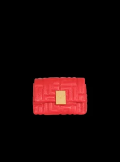Women Balmain 1945 Soft Mini Bag In Quilted Leather
