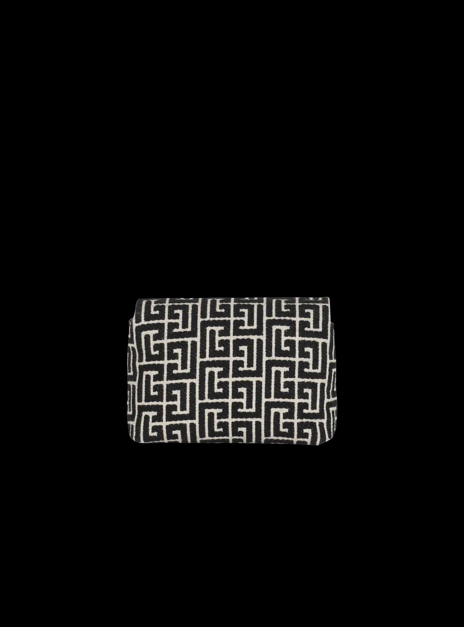 Women Balmain 1945 Soft Mini Bag With Jacquard Monogram