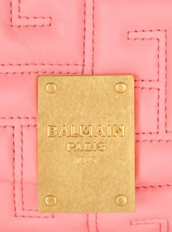 Women Balmain 1945 Soft Quilted Leather Mini Bag