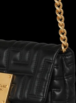 Women Balmain 1945 Soft Quilted Leather Mini Bag
