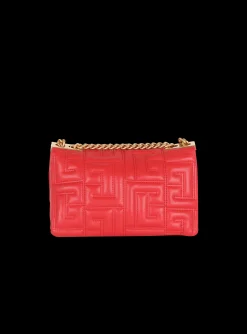 Women Balmain 1945 Soft Small Bag In Quilted Leather