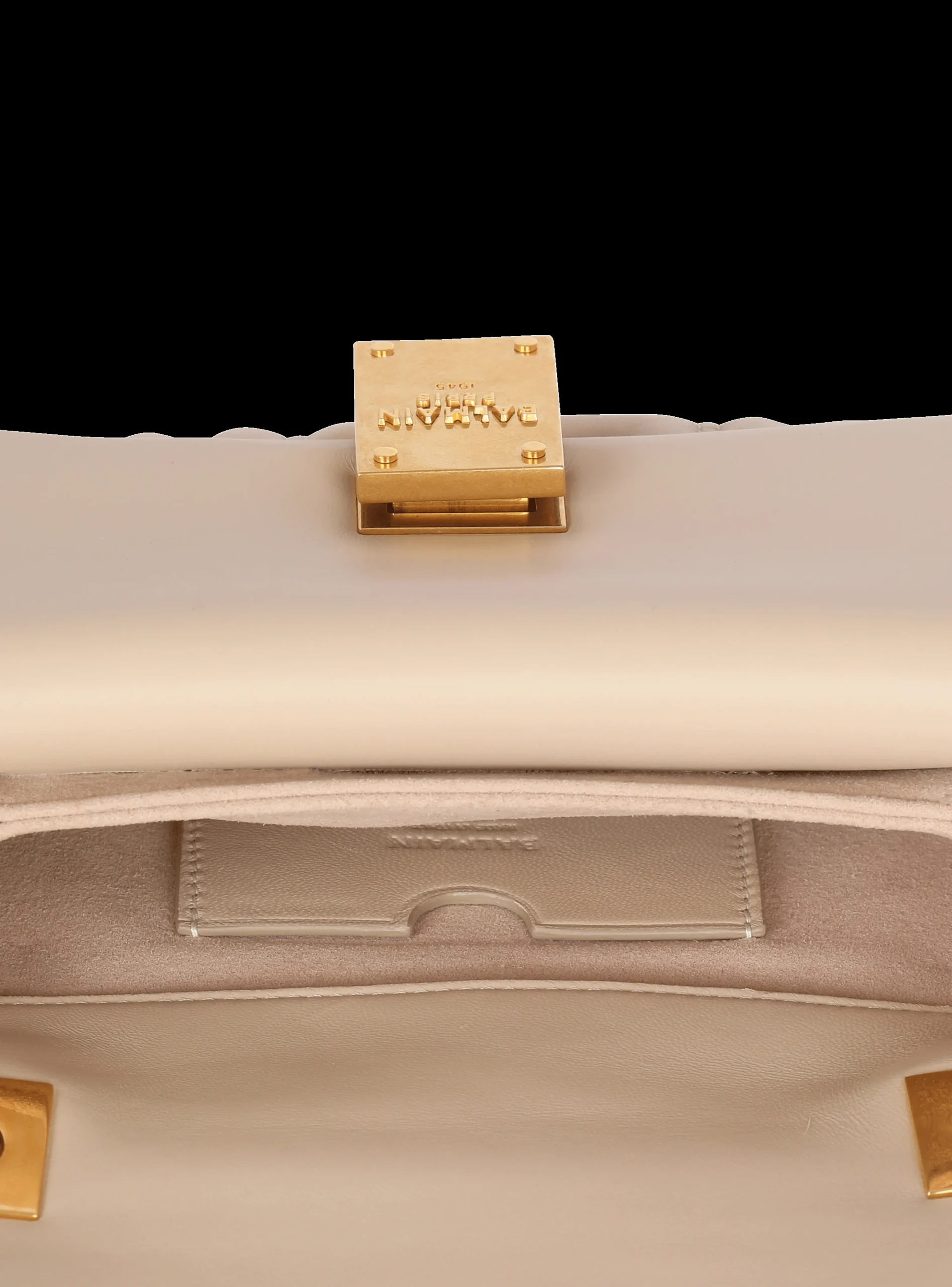 Women Balmain 1945 Soft Small Bag In Quilted Leather