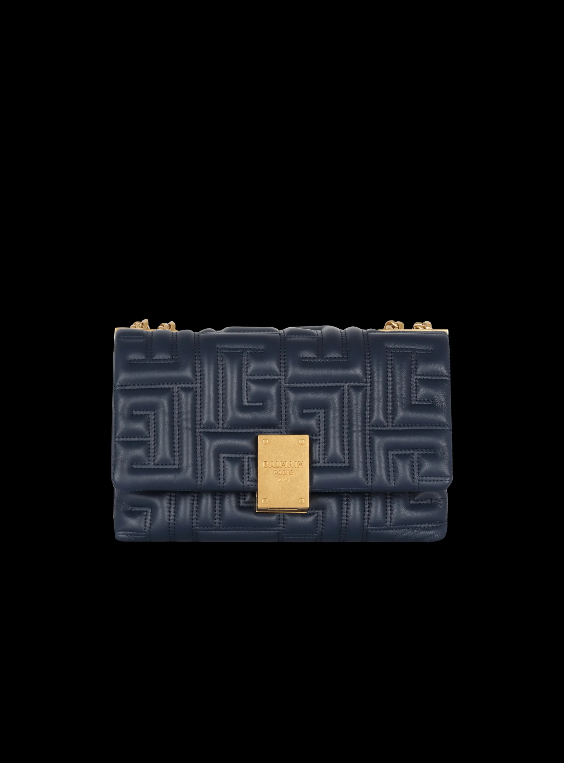 Women Balmain 1945 Soft Smooth Leather Bag