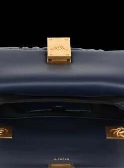 Women Balmain 1945 Soft Smooth Leather Bag