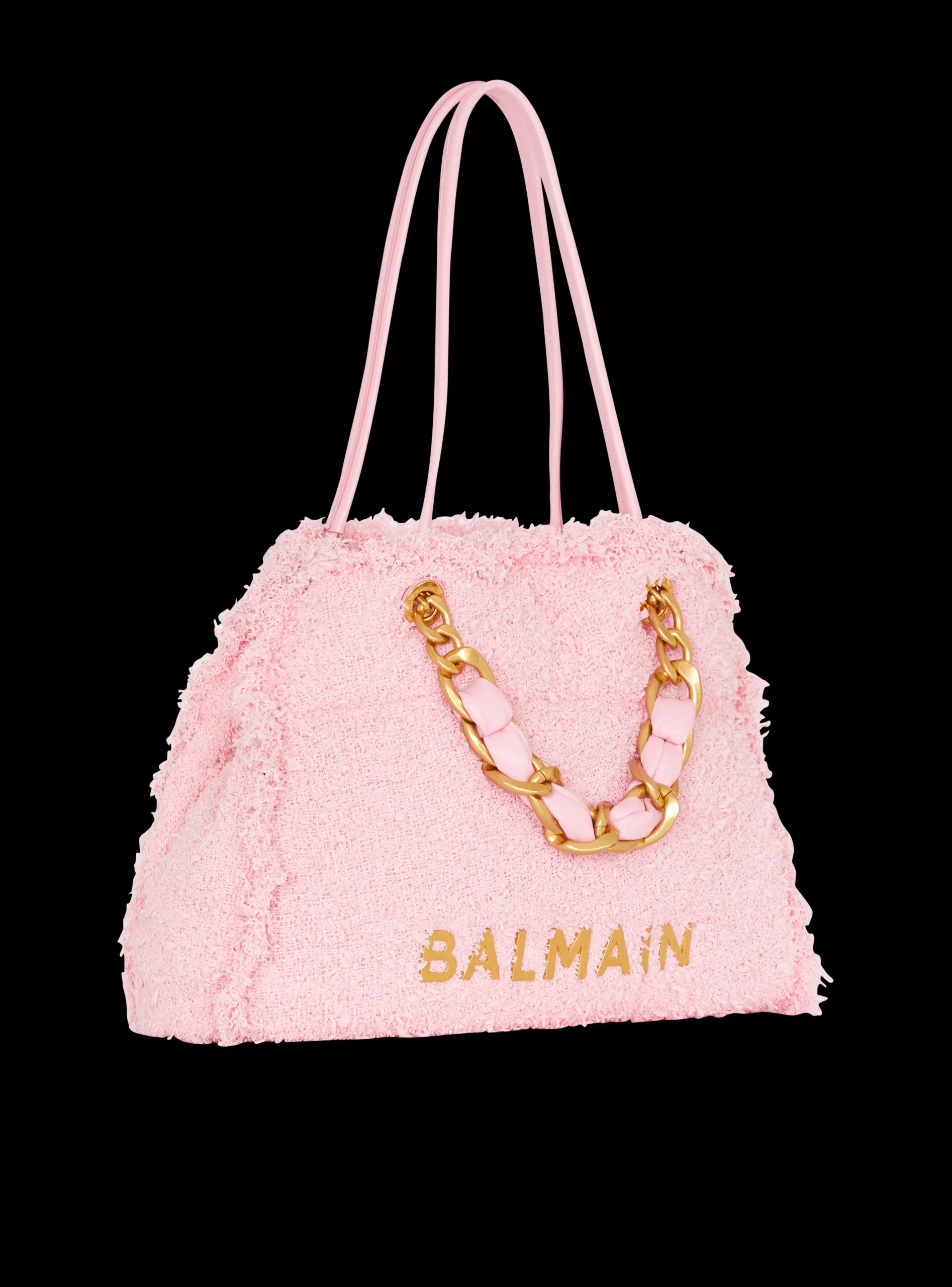 Women Balmain 1945 Soft Tweed Tote Bag