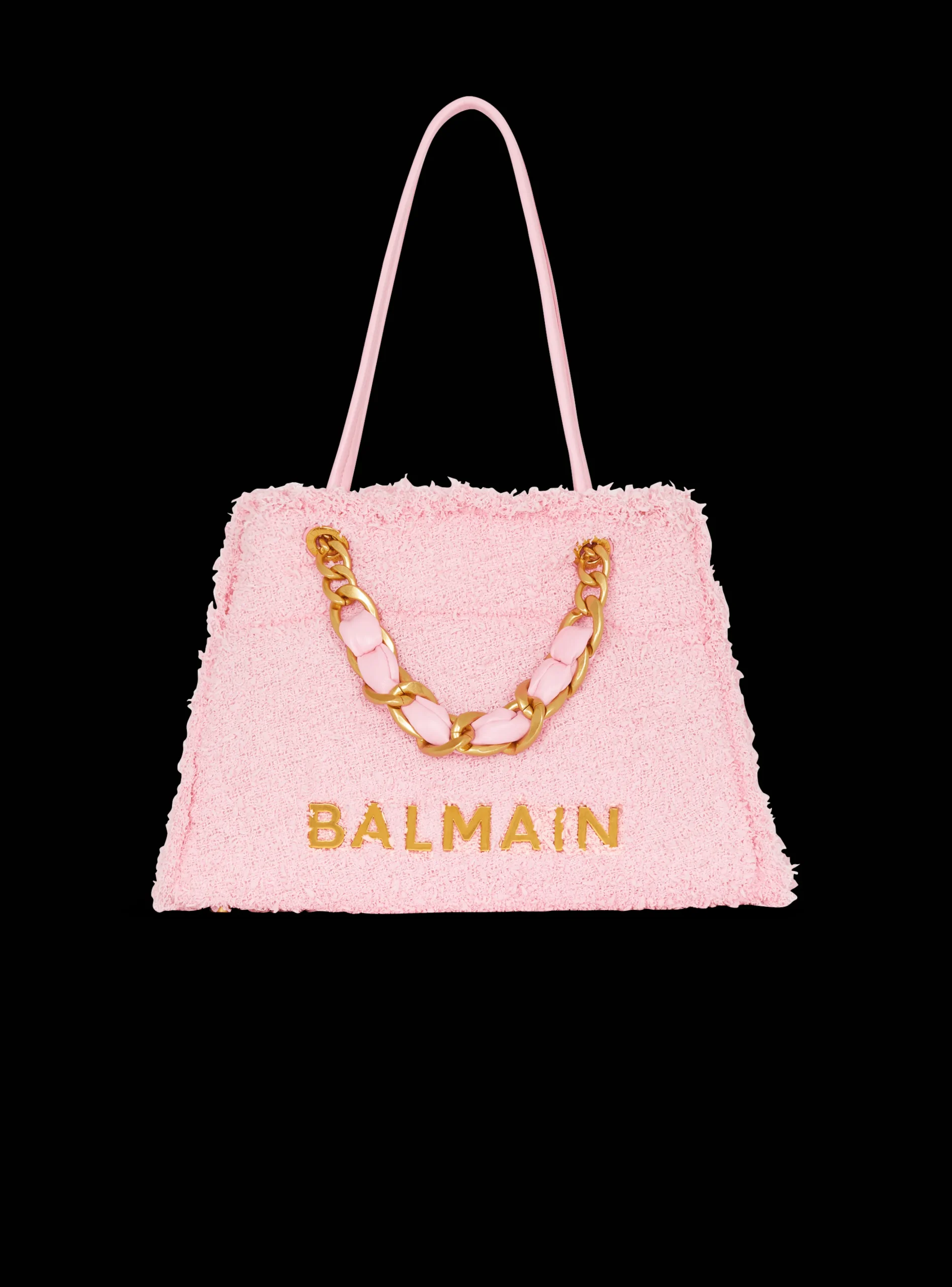 Women Balmain 1945 Soft Tweed Tote Bag