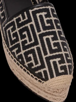 Women Balmain Alex Espadrilles With Jacquard Monogram