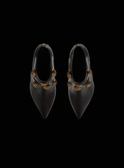 Women Balmain Alma Leather Ankle Boots