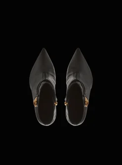 Women Balmain Alma Leather Ankle Boots