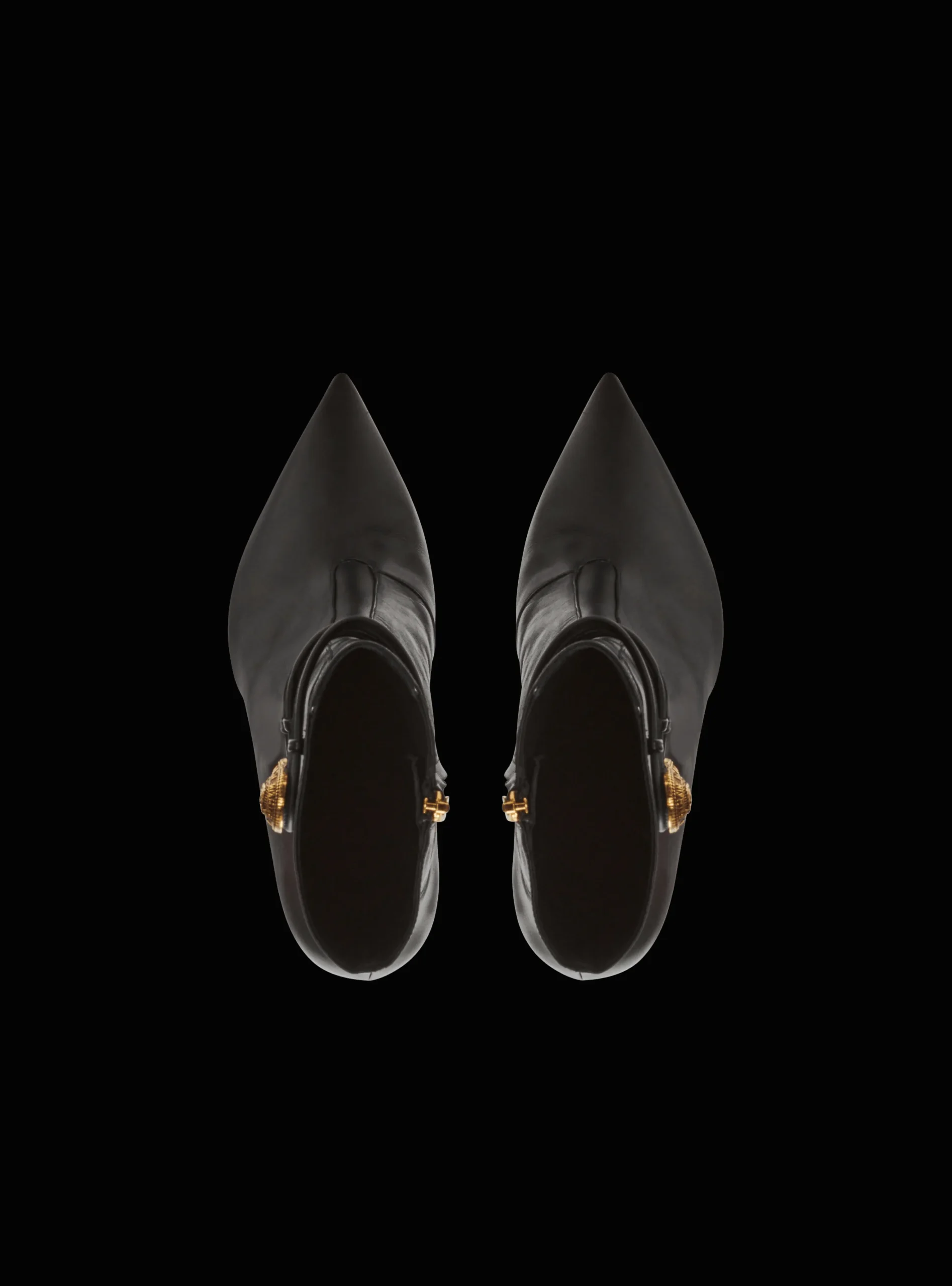 Women Balmain Alma Leather Ankle Boots