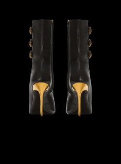 Women Balmain Alma Leather Ankle Boots