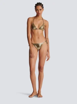 Women Balmain B Triangle Bikini
