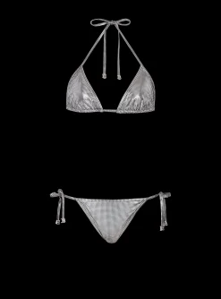Women Balmain B Triangle Bikini