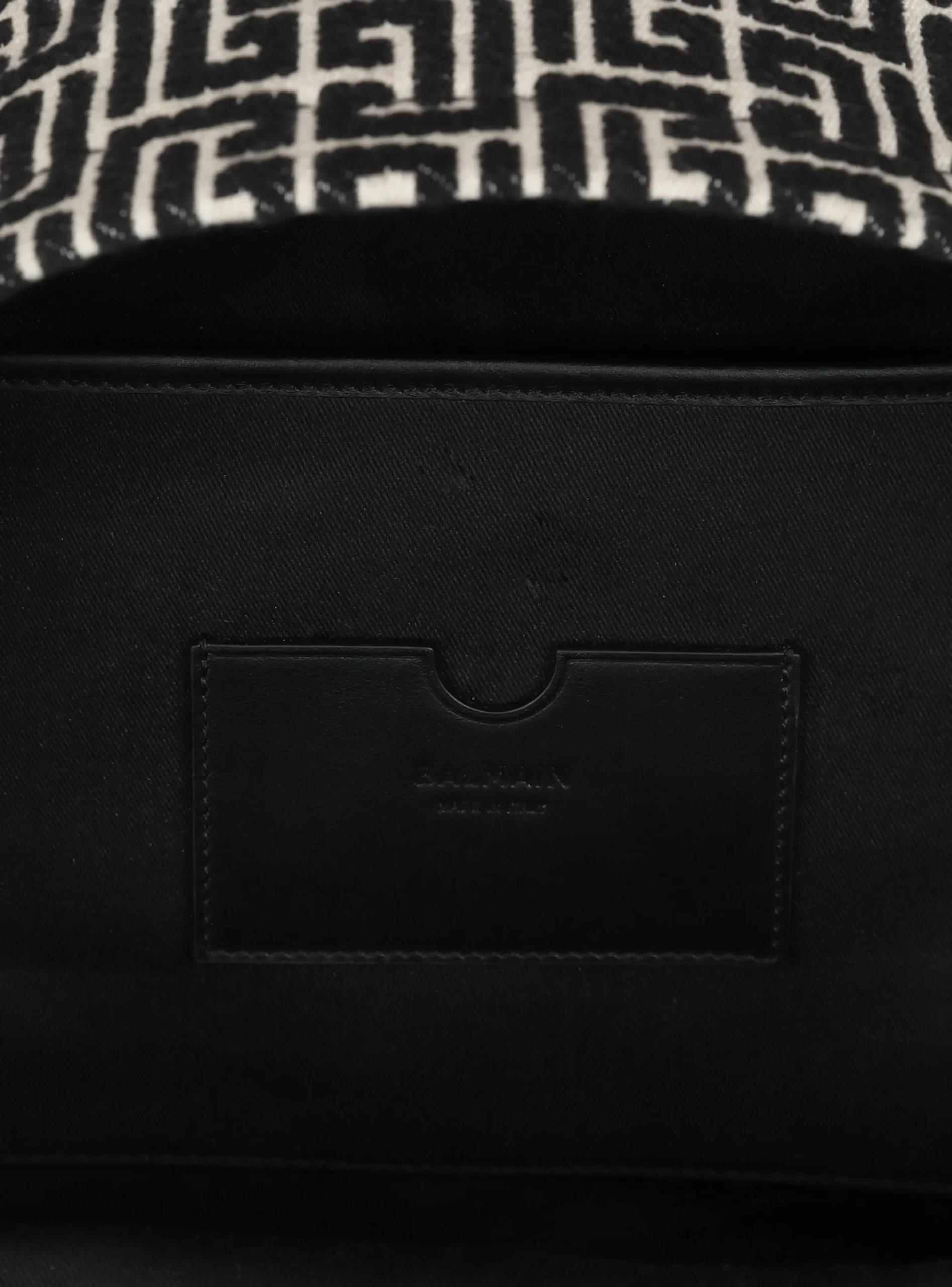 Balmain Backpack With Jacquard Monogram
