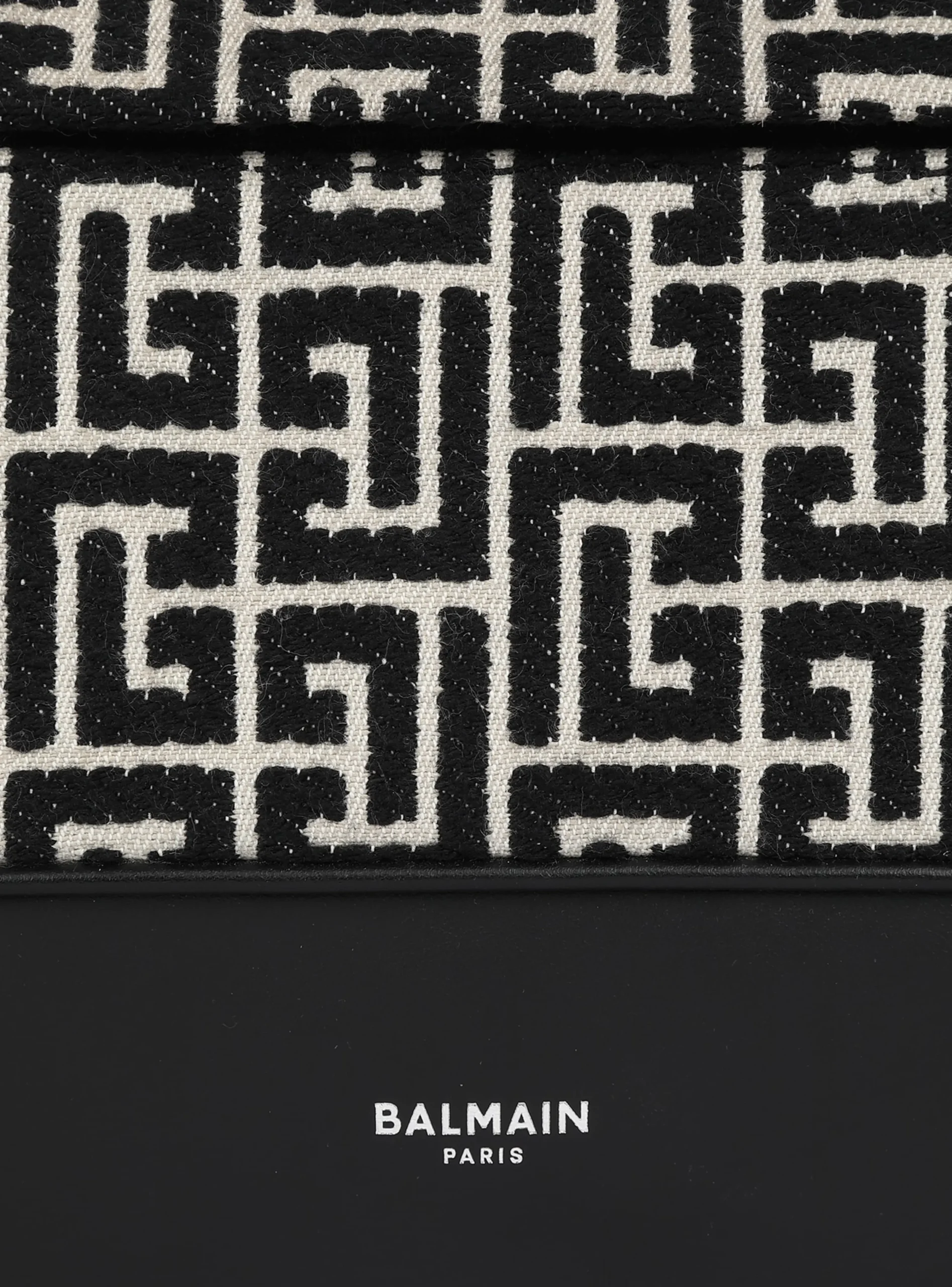 Balmain Backpack With Jacquard Monogram