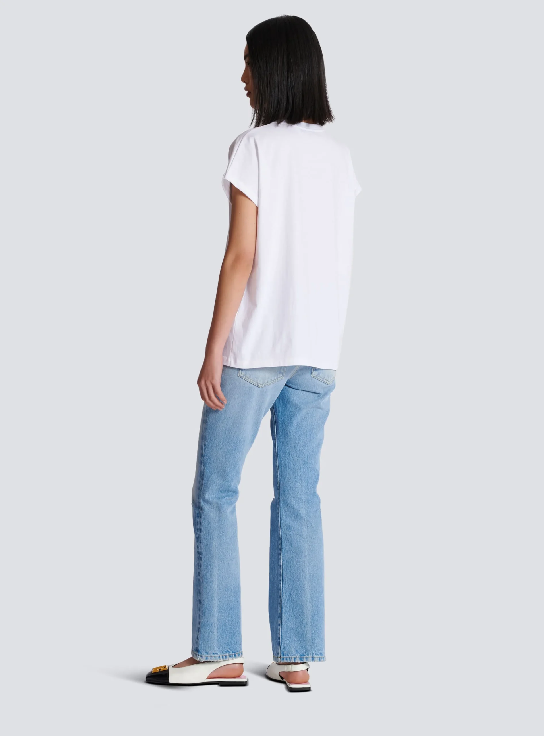 Women Balmain Flamingo T-shirt