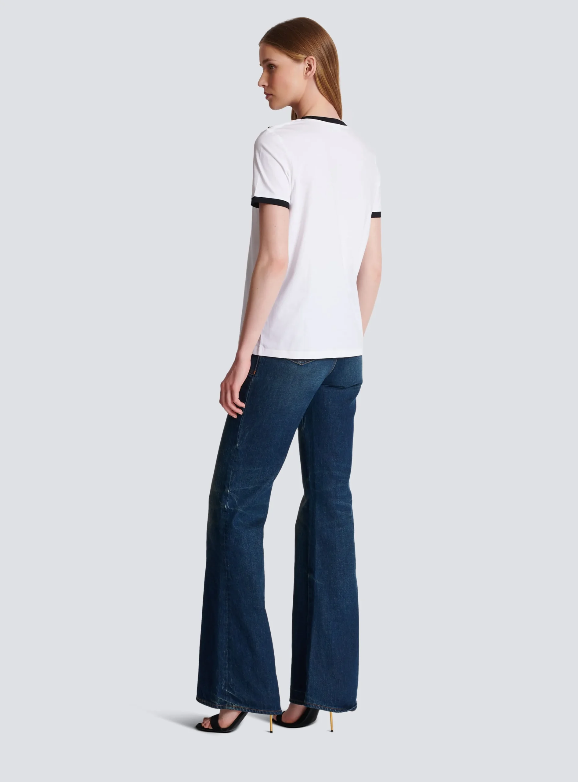 Women Balmain Paris 3-button T-shirt