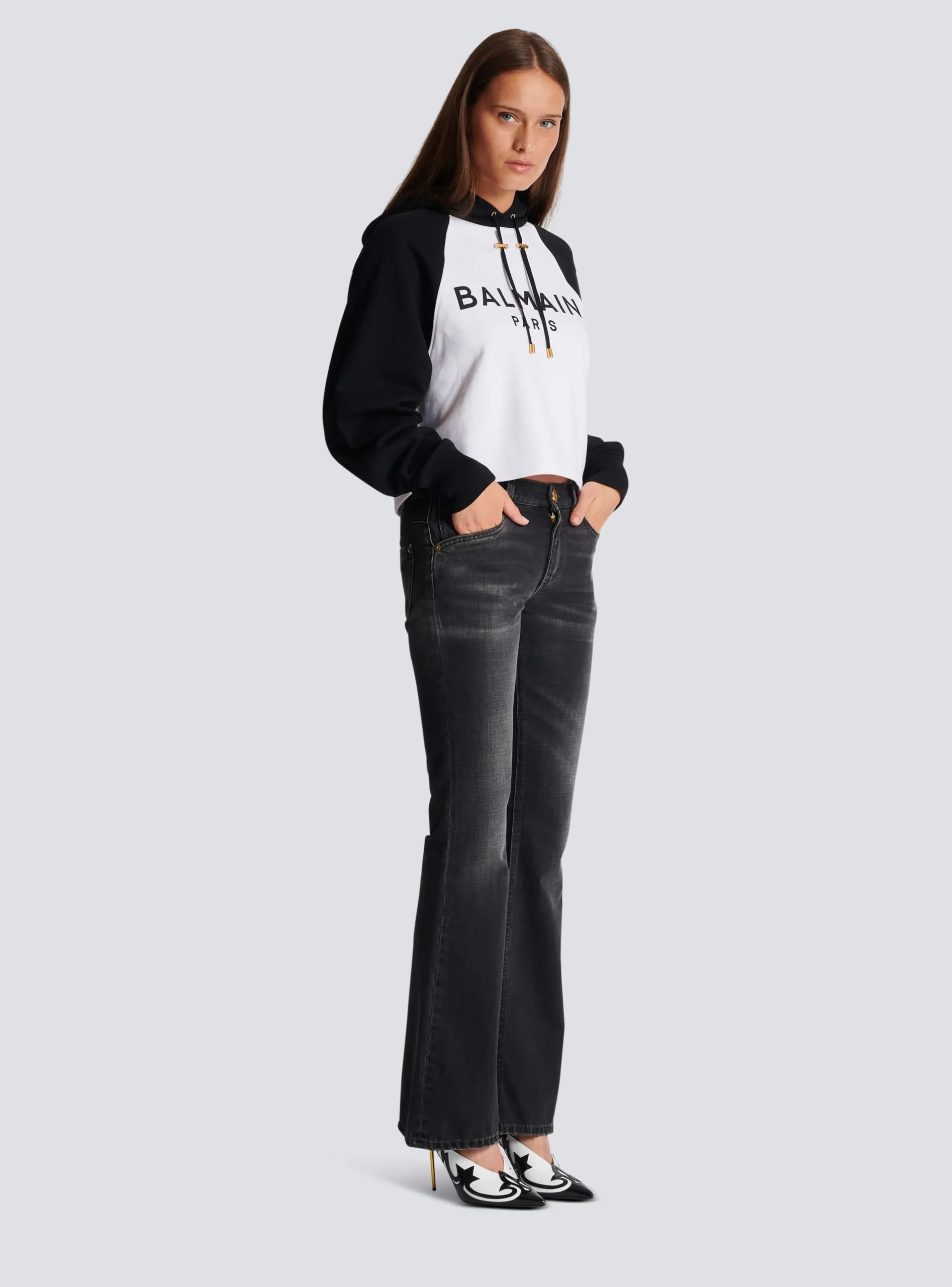 Women Balmain Paris Hoodie