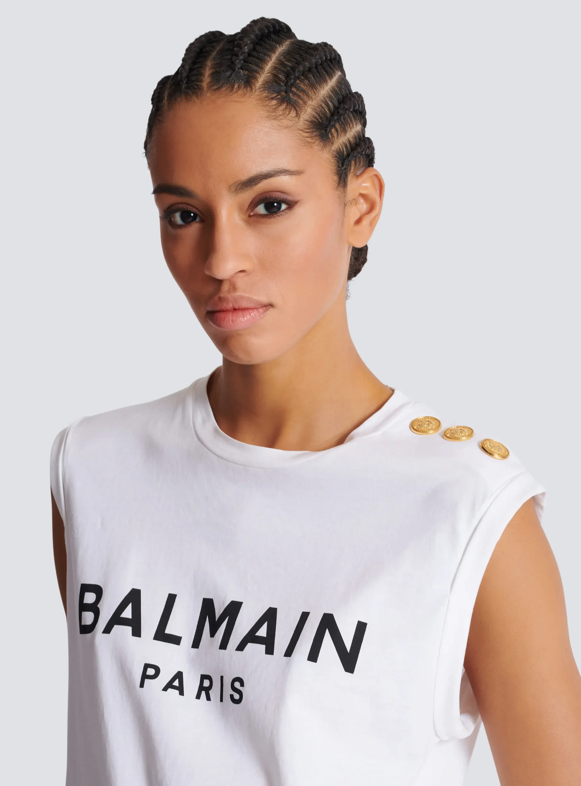 Women Balmain Paris Tank Top