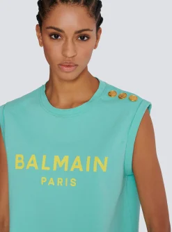 Women Balmain Paris Tank Top