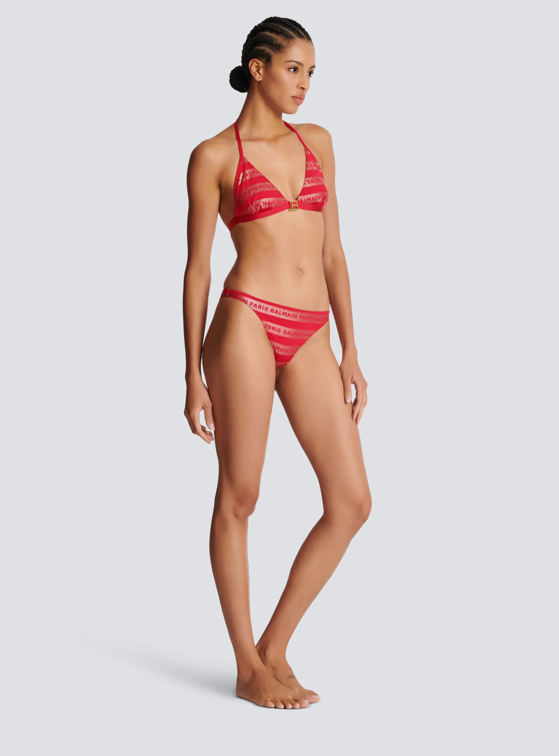 Women Balmain Paris Triangle Bikini