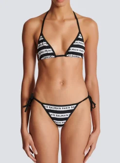 Women Balmain Paris Triangle Bikini