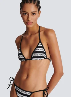 Women Balmain Paris Triangle Bikini