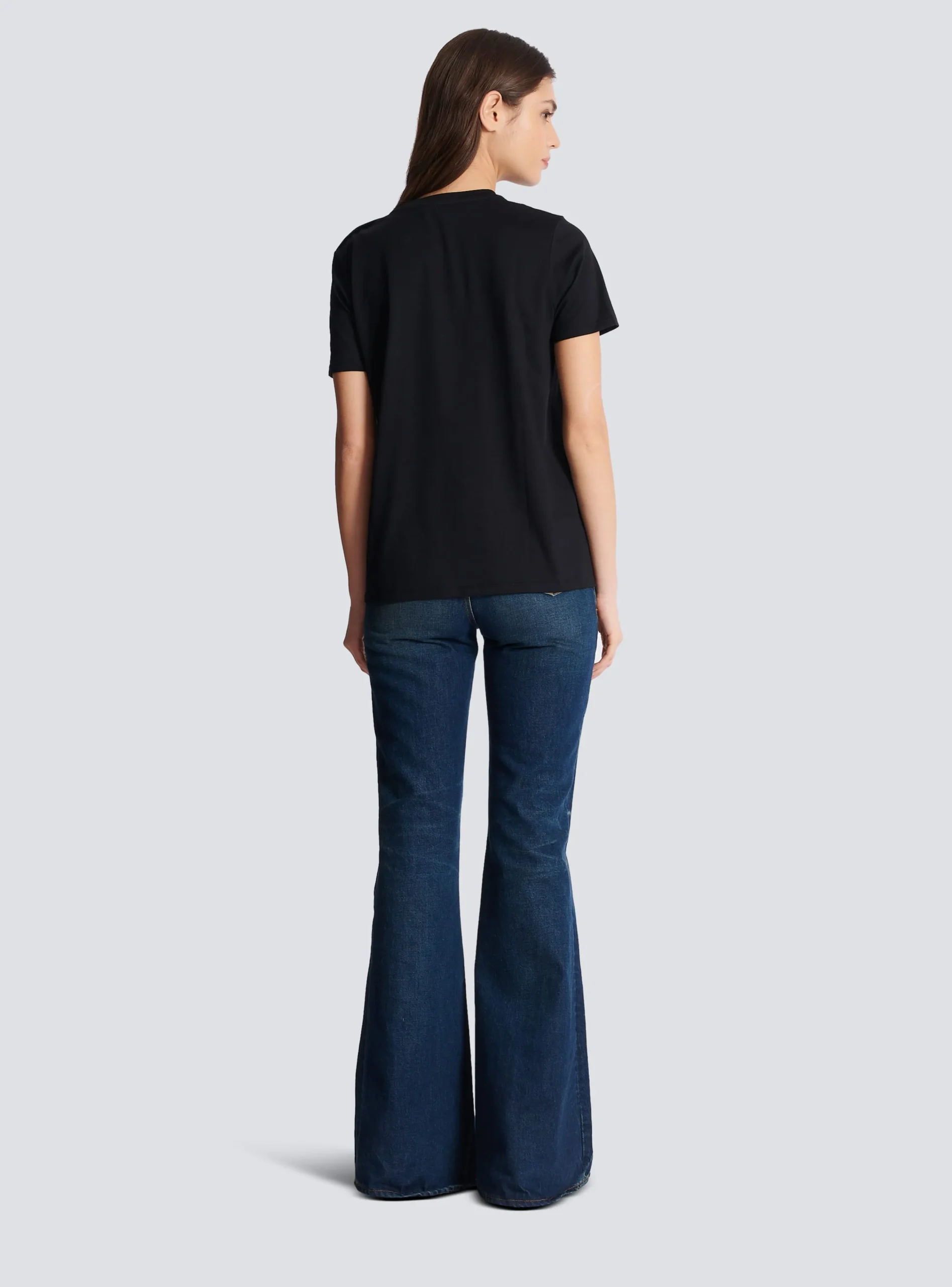 Women Balmain Paris T-shirt With Buttons