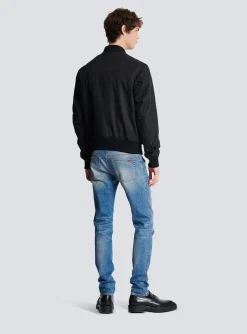 Balmain PB Nylon Bomber Jacket