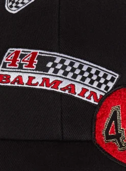 Balmain Racing Cap With Patches
