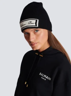 Women Balmain Signature Beanie