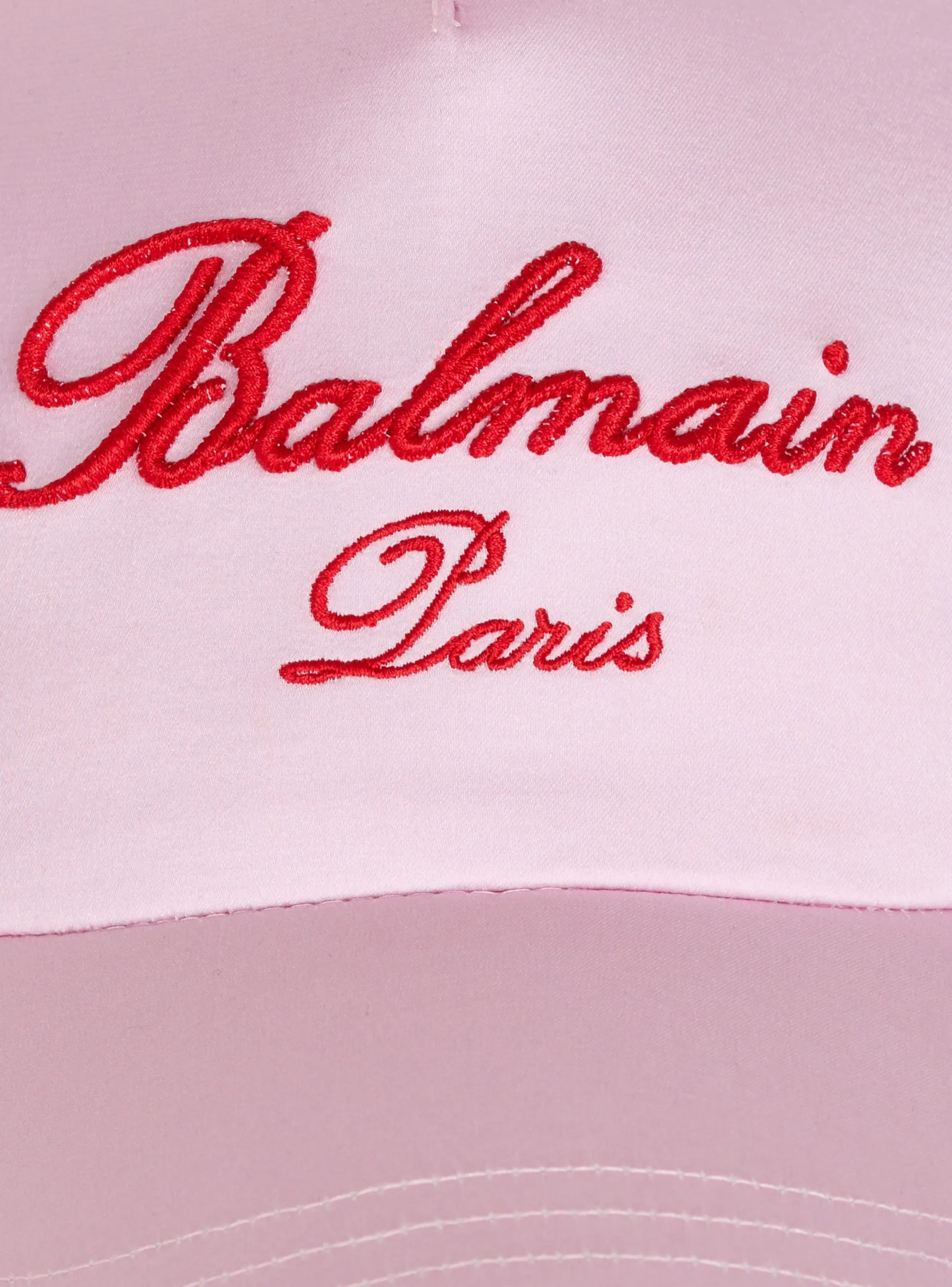 Women Balmain Signature Embroidered Cap