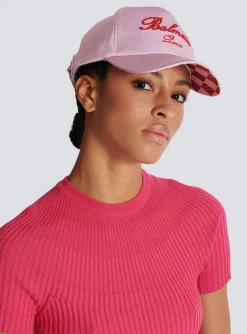Women Balmain Signature Embroidered Cap