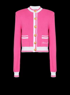 Women Balmain Signature Knit Cardigan