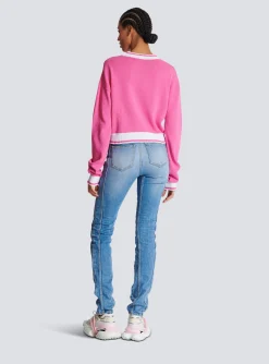 Women Balmain Signature Knit Jumper