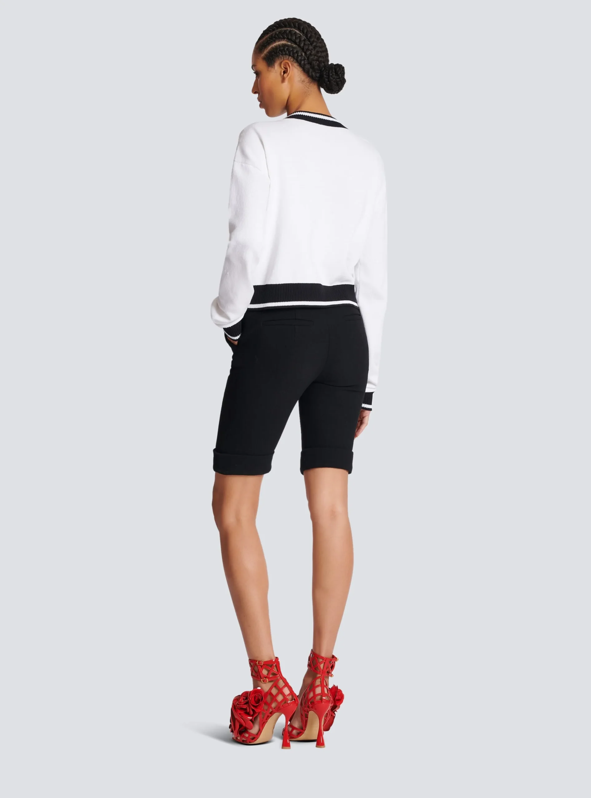 Women Balmain Signature Knit Jumper