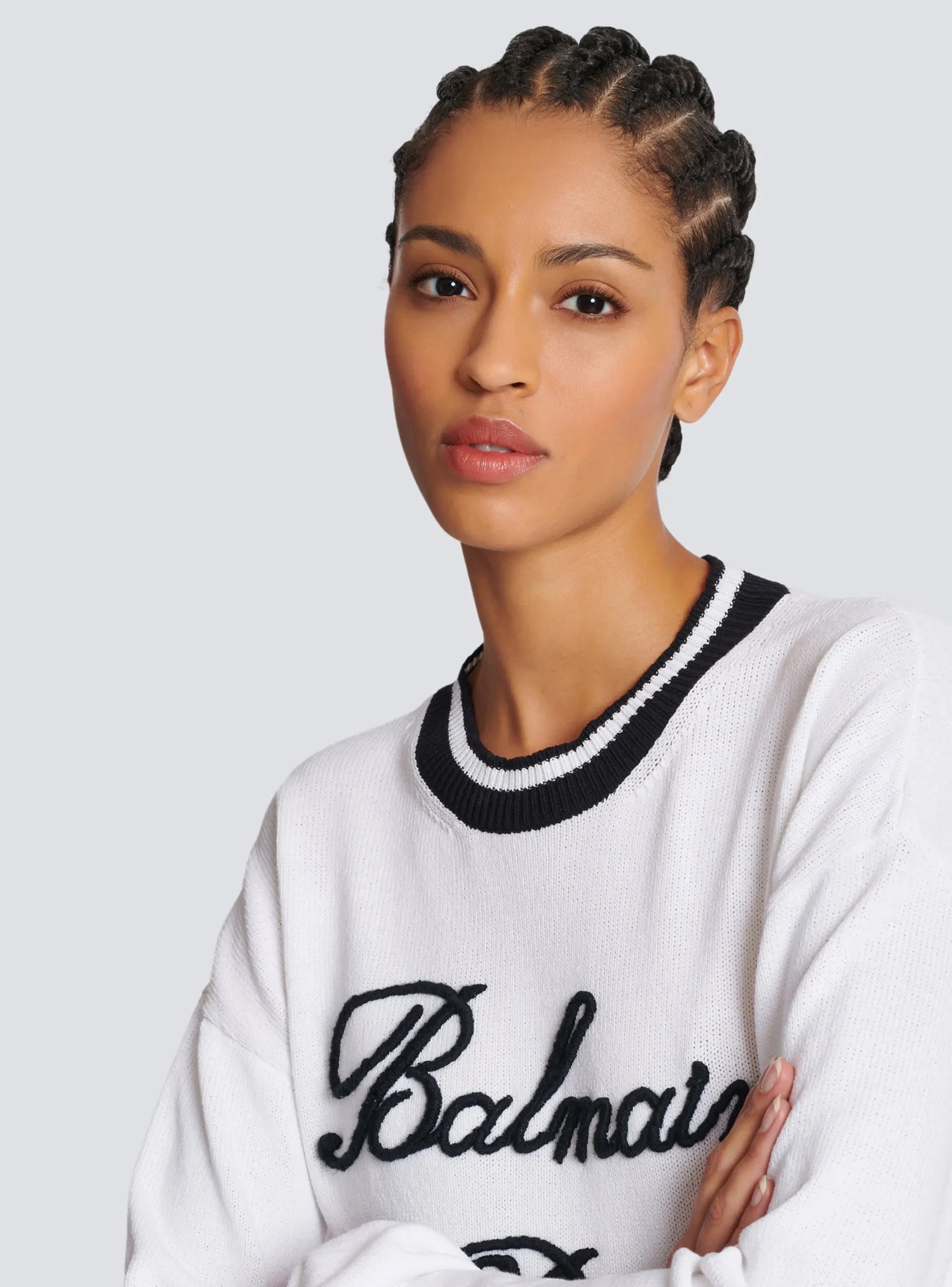 Women Balmain Signature Knit Jumper