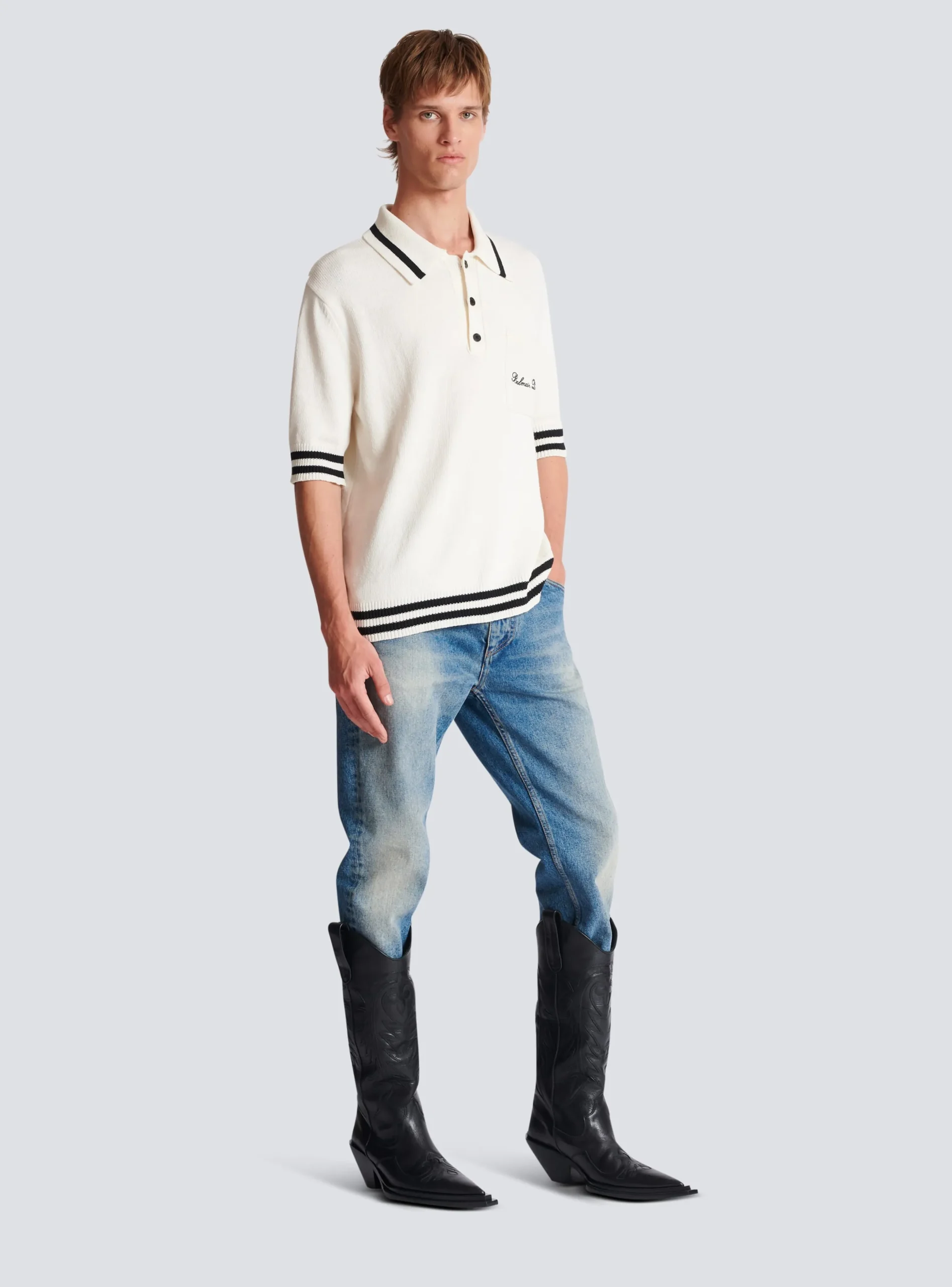 Balmain Signature Polo Shirt
