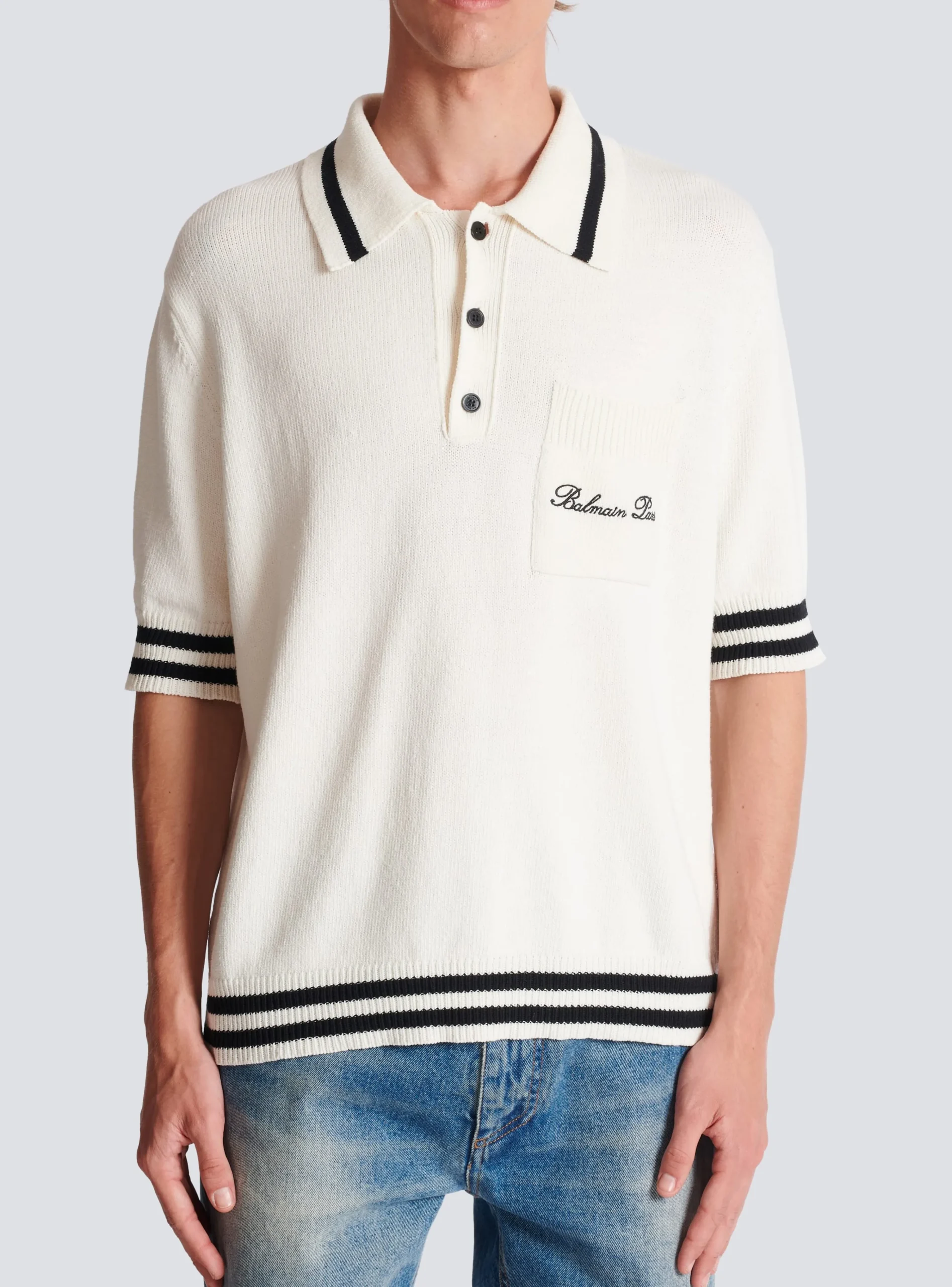 Balmain Signature Polo Shirt