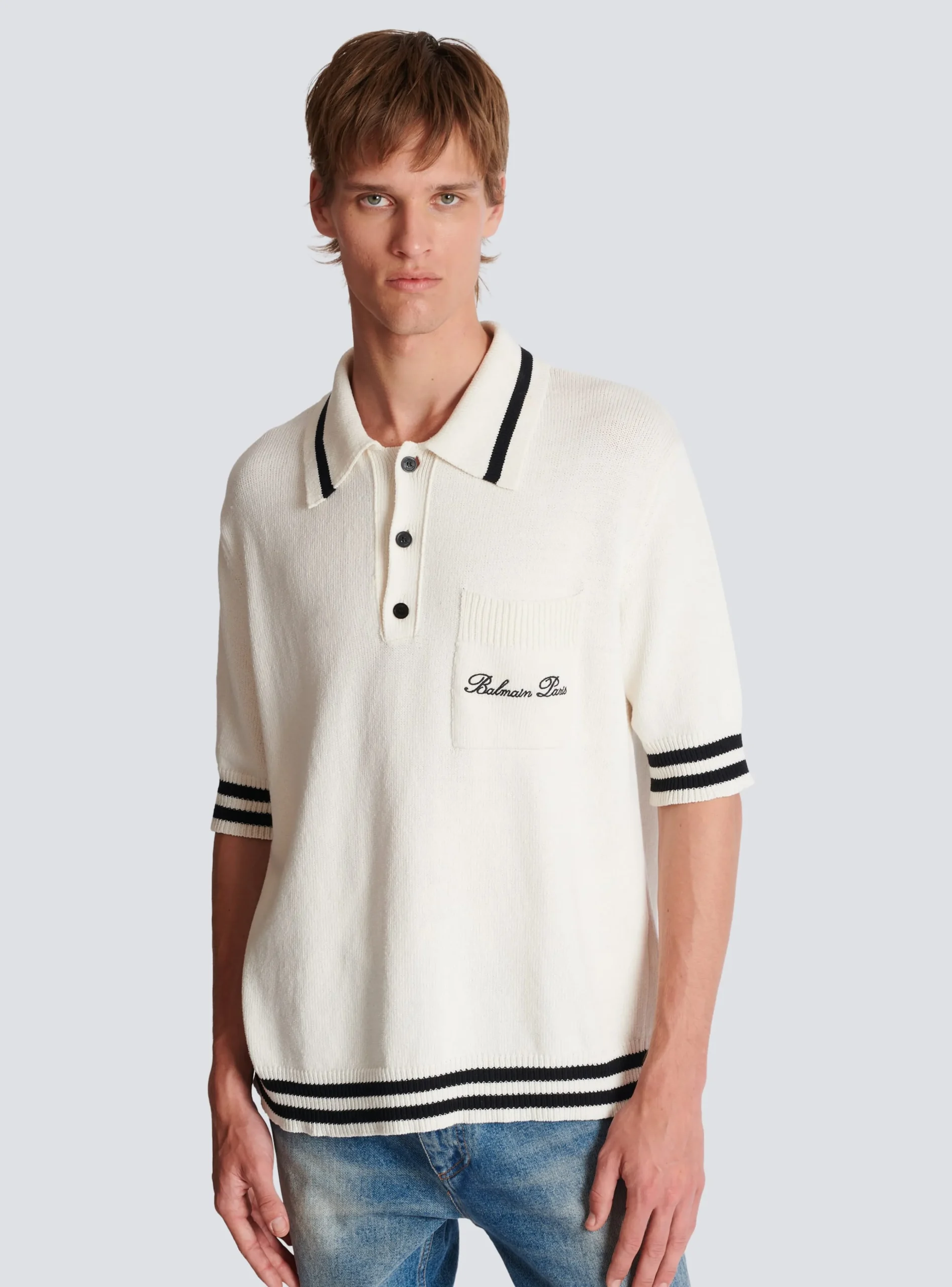 Balmain Signature Polo Shirt