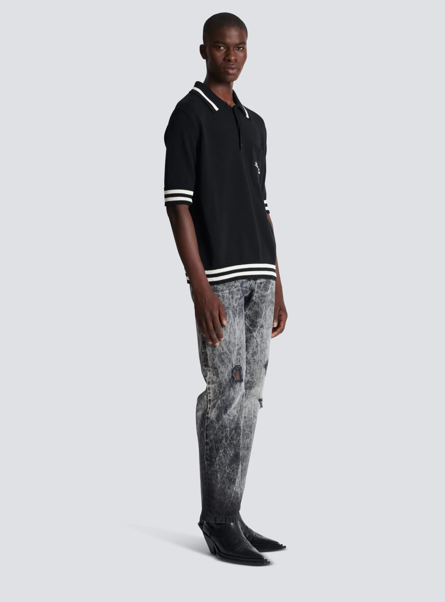 Balmain Signature Polo Shirt