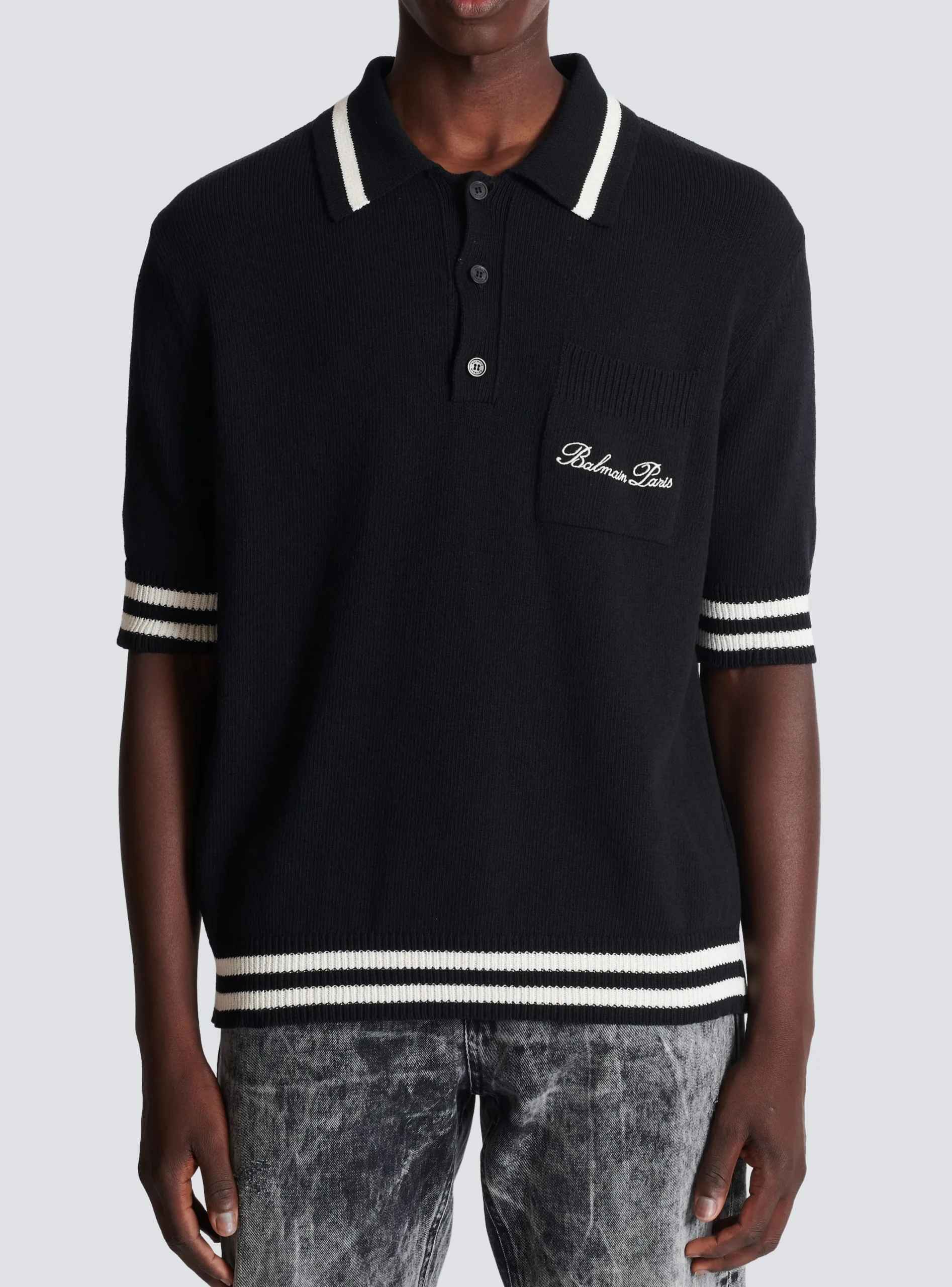 Balmain Signature Polo Shirt