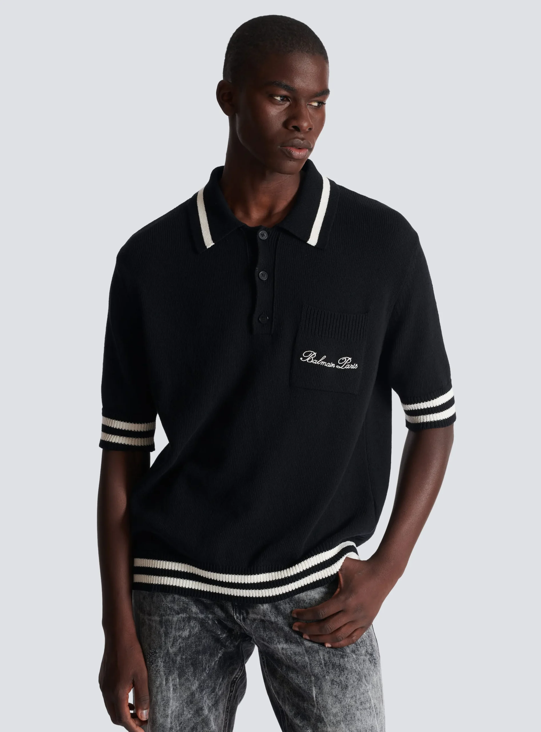 Balmain Signature Polo Shirt