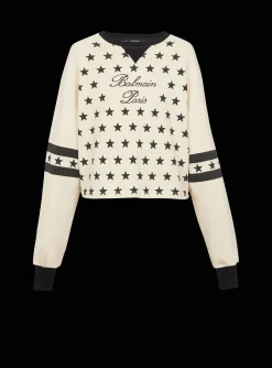 Women Balmain Signature Stars Sweater