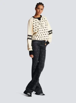 Women Balmain Signature Stars Sweater